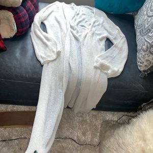 Cute Slit long cardigan medium